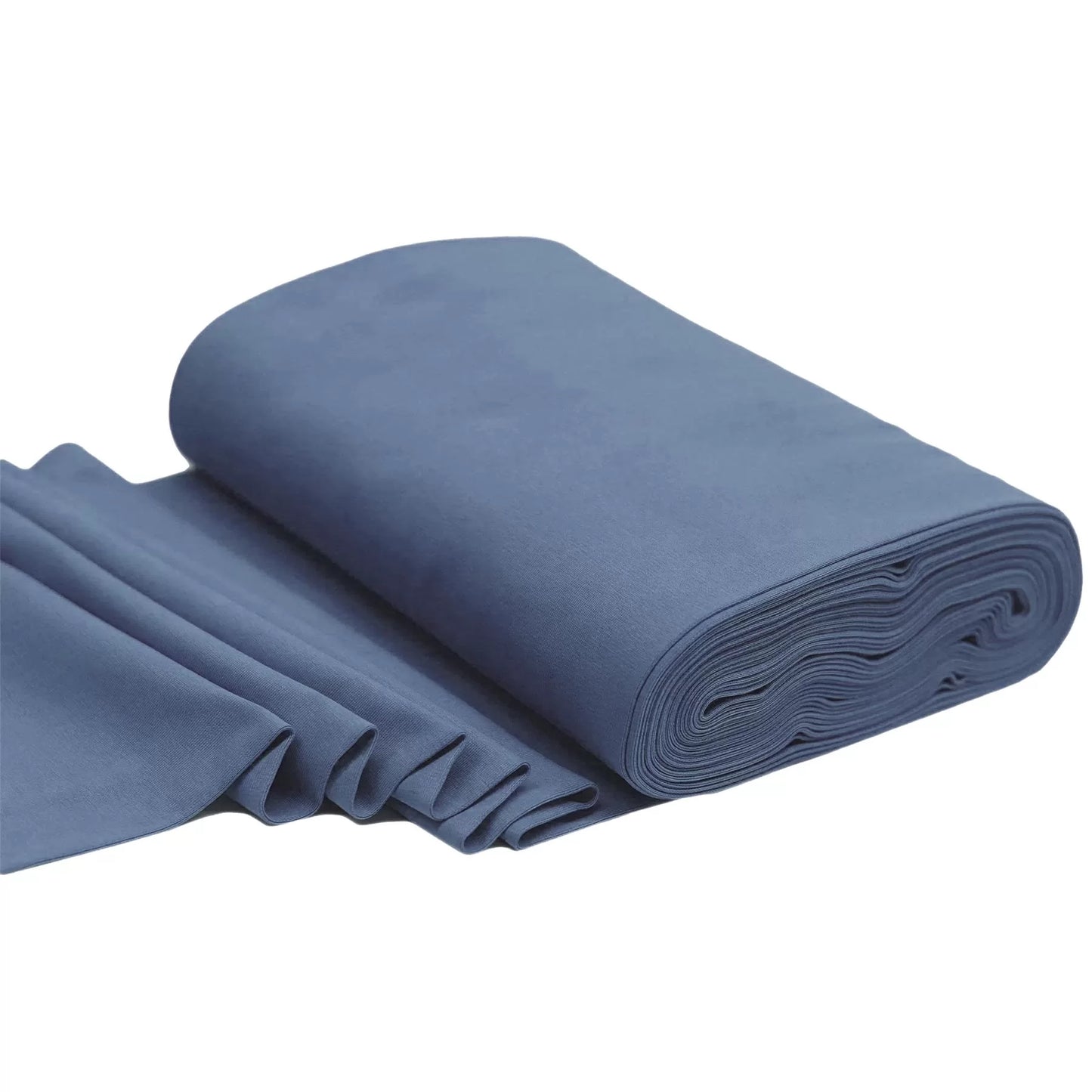 Bündchenstoff Jeansblau