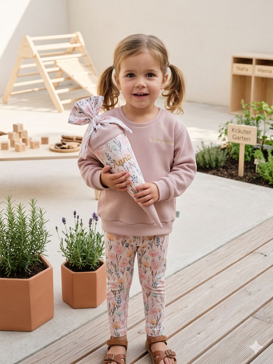 Kindergarten schultüte 35 cm, Natur