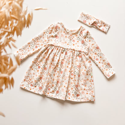 Kleid Mimi für Mädchen, Patell Blumen