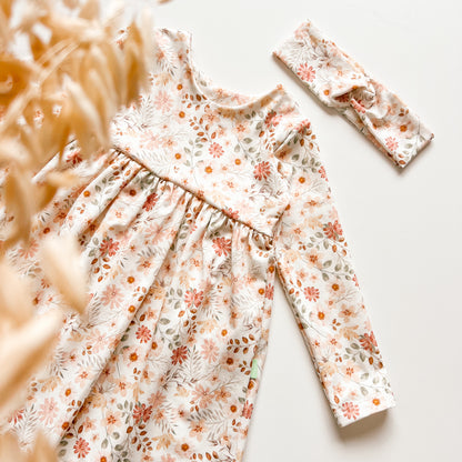 Kleid Mimi für Mädchen, Patell Blumen