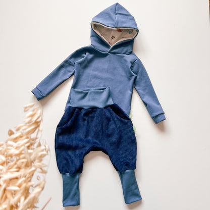 Set Sky – Mitwachshose & Hoodie mit Kapuze