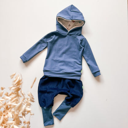 Set Sky – Mitwachshose & Hoodie mit Kapuze