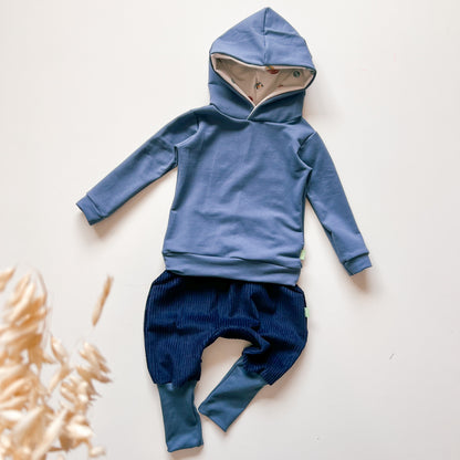 Set Sky – Mitwachshose & Hoodie mit Kapuze
