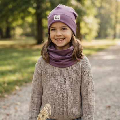 Hipster Beanie in lila