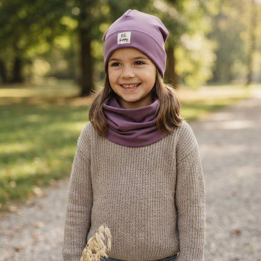 Hipster Beanie in lila