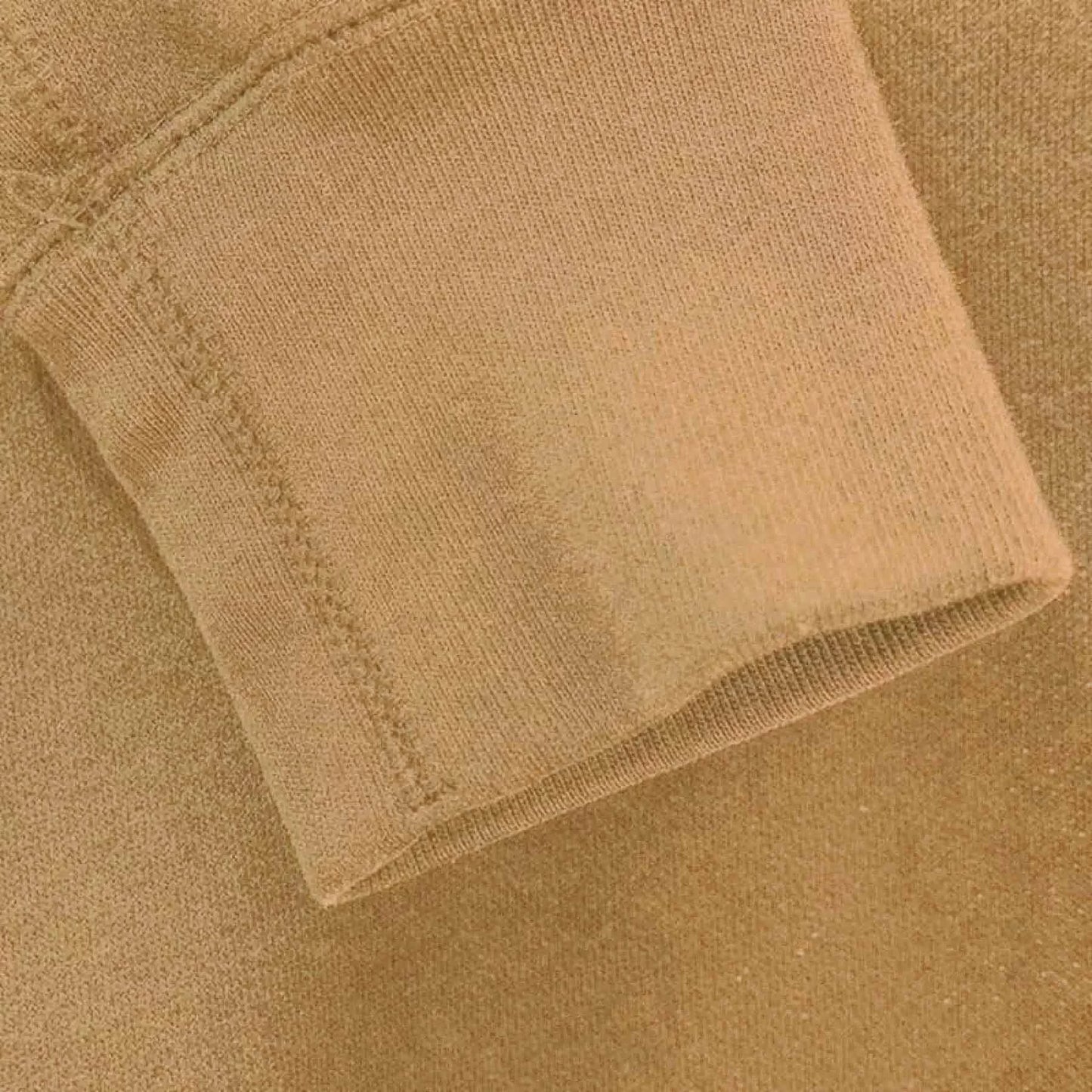 Bündchenstoff Kamel