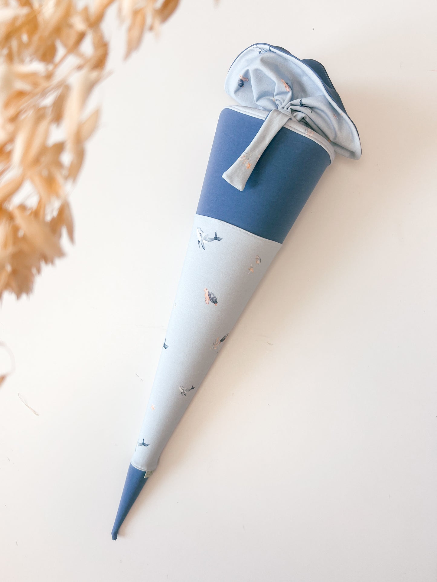 Personalisierte schultüte, Wale - 70cm