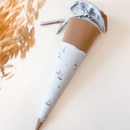 Personalisierte schultüte, Segelboat - 70cm