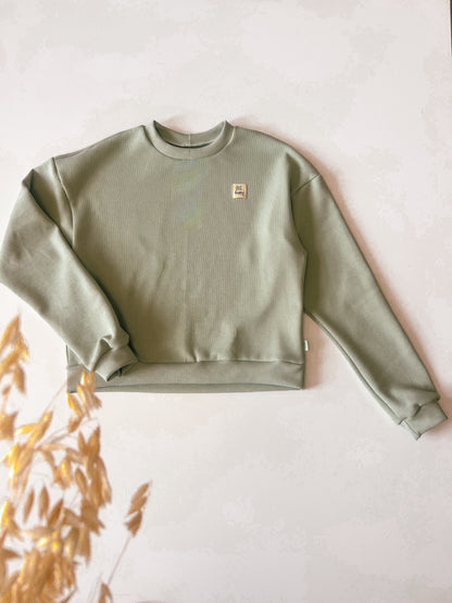 Frauen Pullover Oversized in Mint
