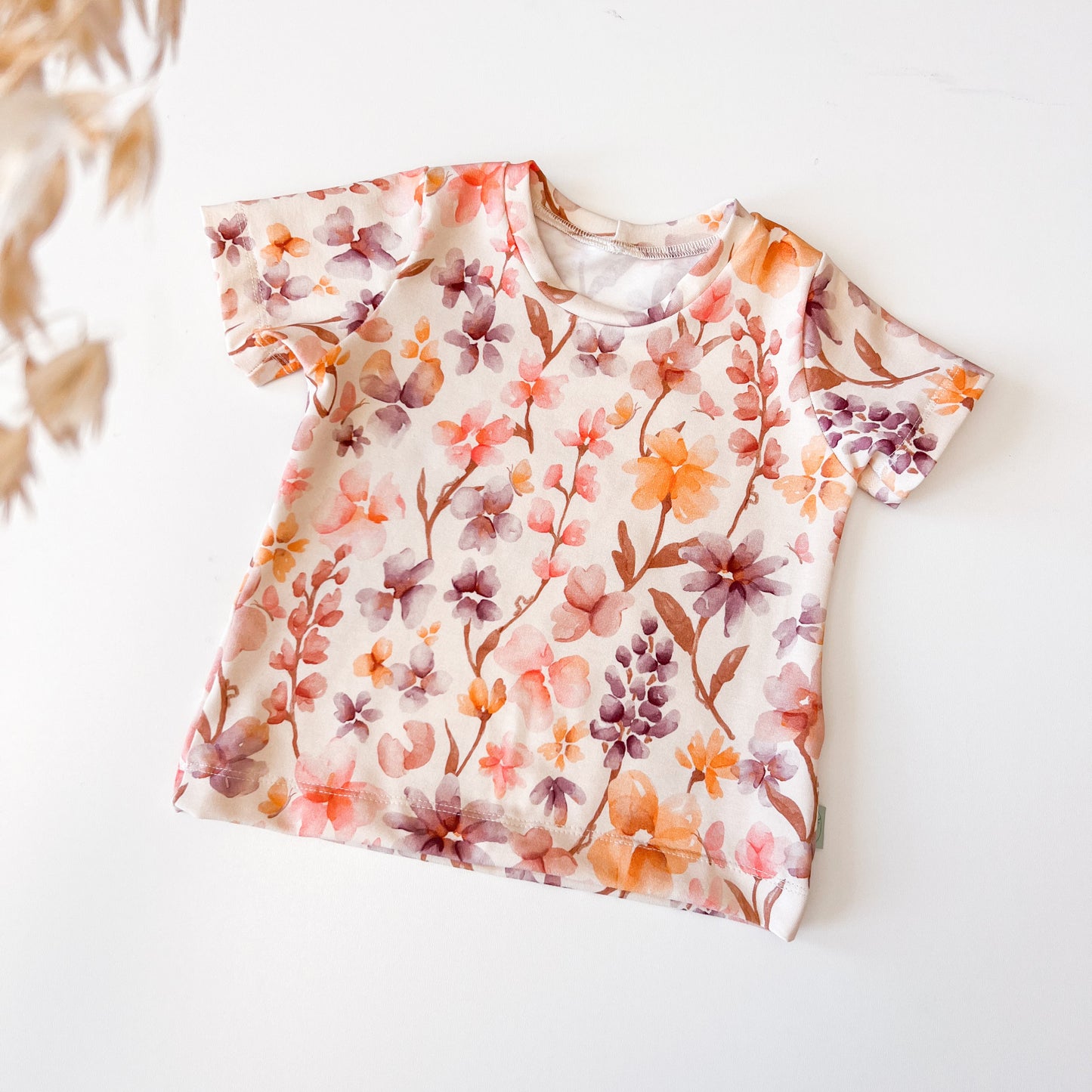 T-Shirt für Baby und Kind, Blumen Mavie