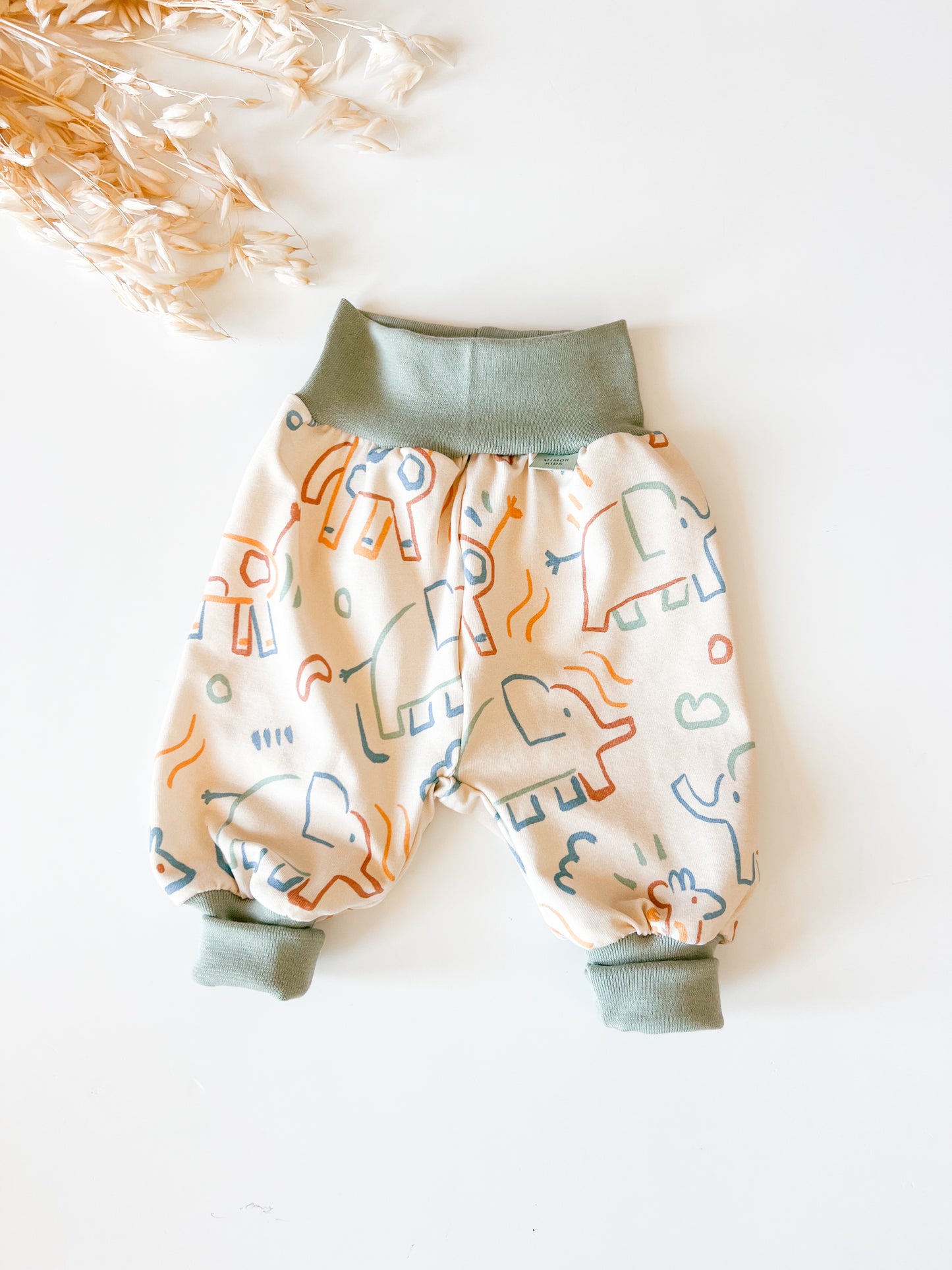 Mitwachshose, Pumphose für Baby und Kind, Elefante