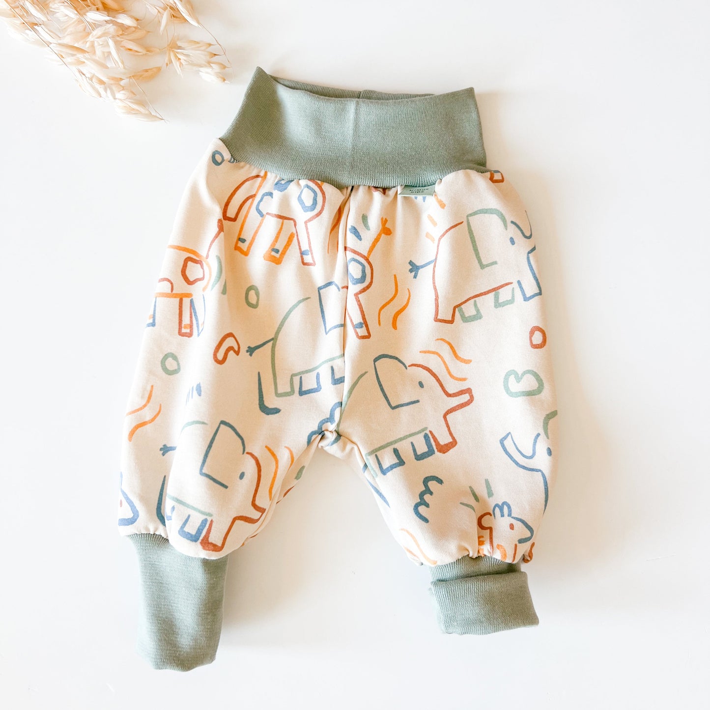 Mitwachshose, Pumphose für Baby und Kind, Elefante