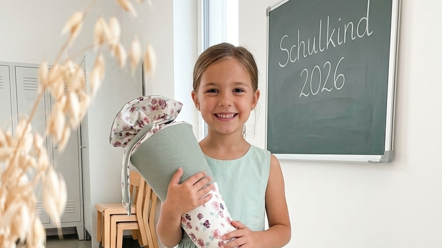Personalisierte schultüte, Rosen - 70cm