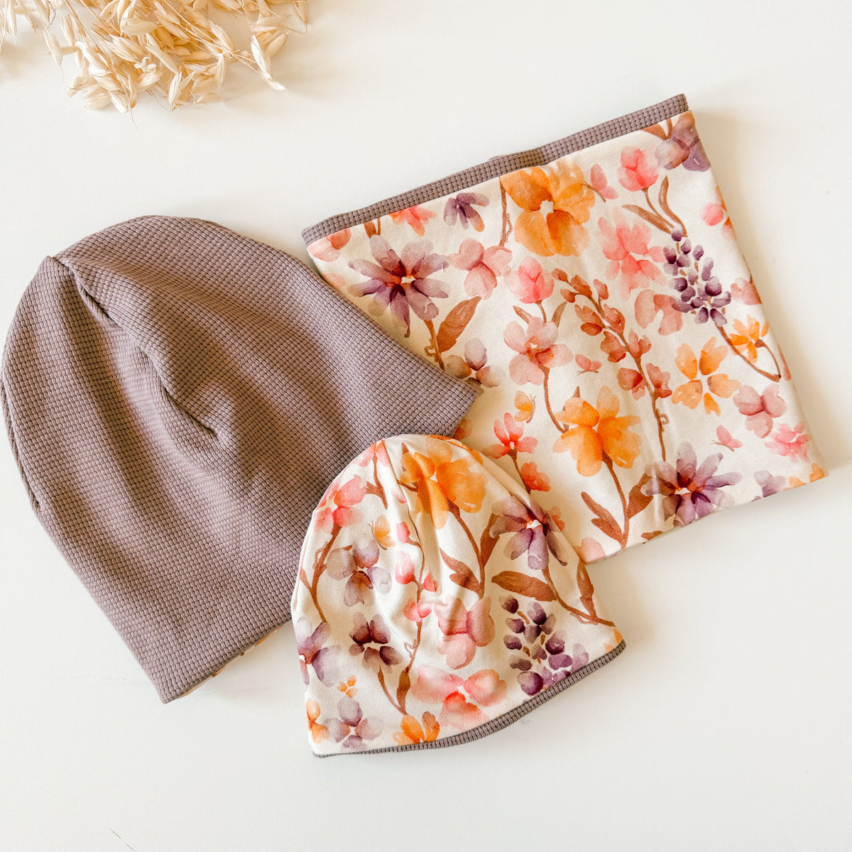 Wendemütze für Baby und Kind, Blumen Mavie