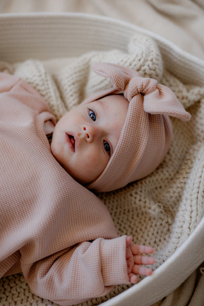 Turban für Baby und Kind in nude