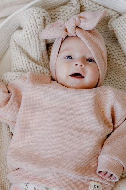 Turban für Baby und Kind in nude
