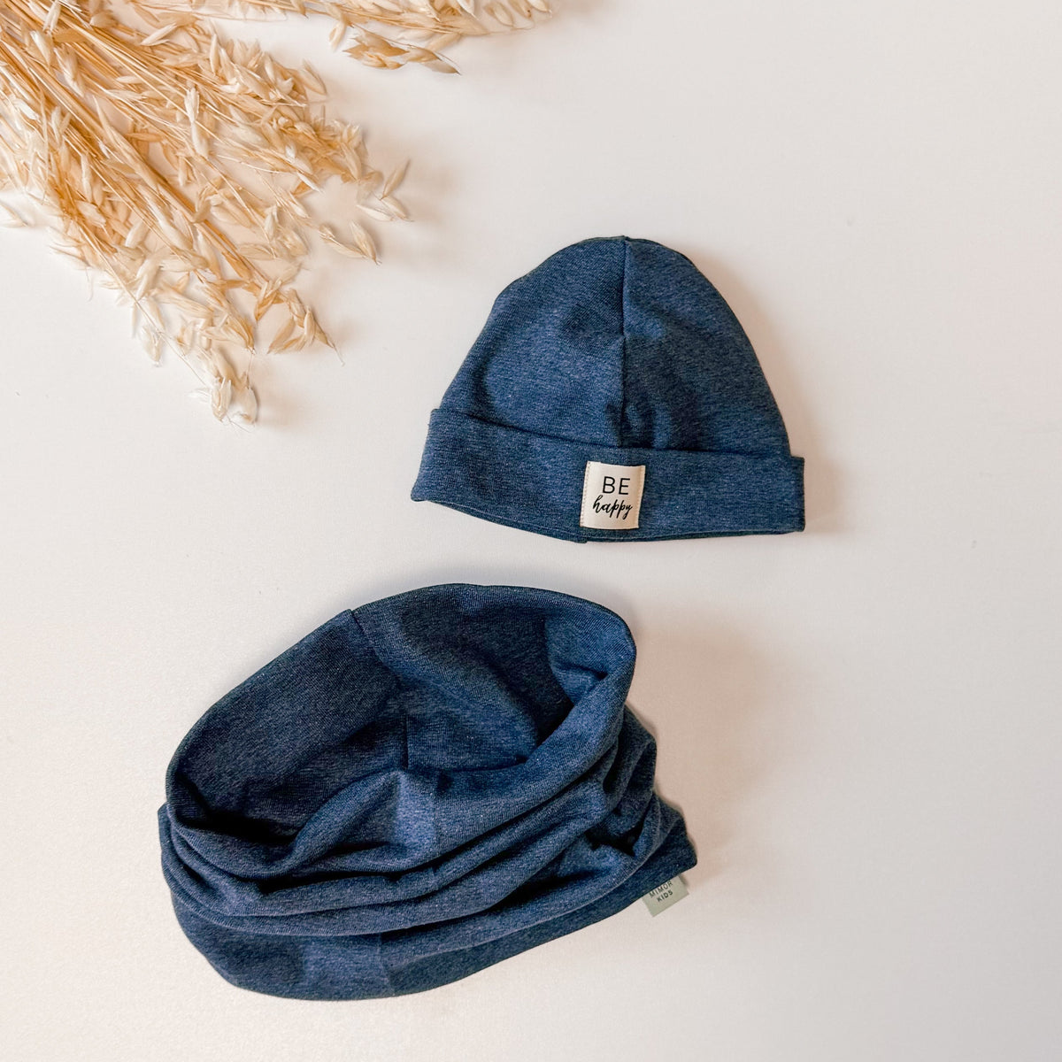 Hipster Beanie, Dunkelblau