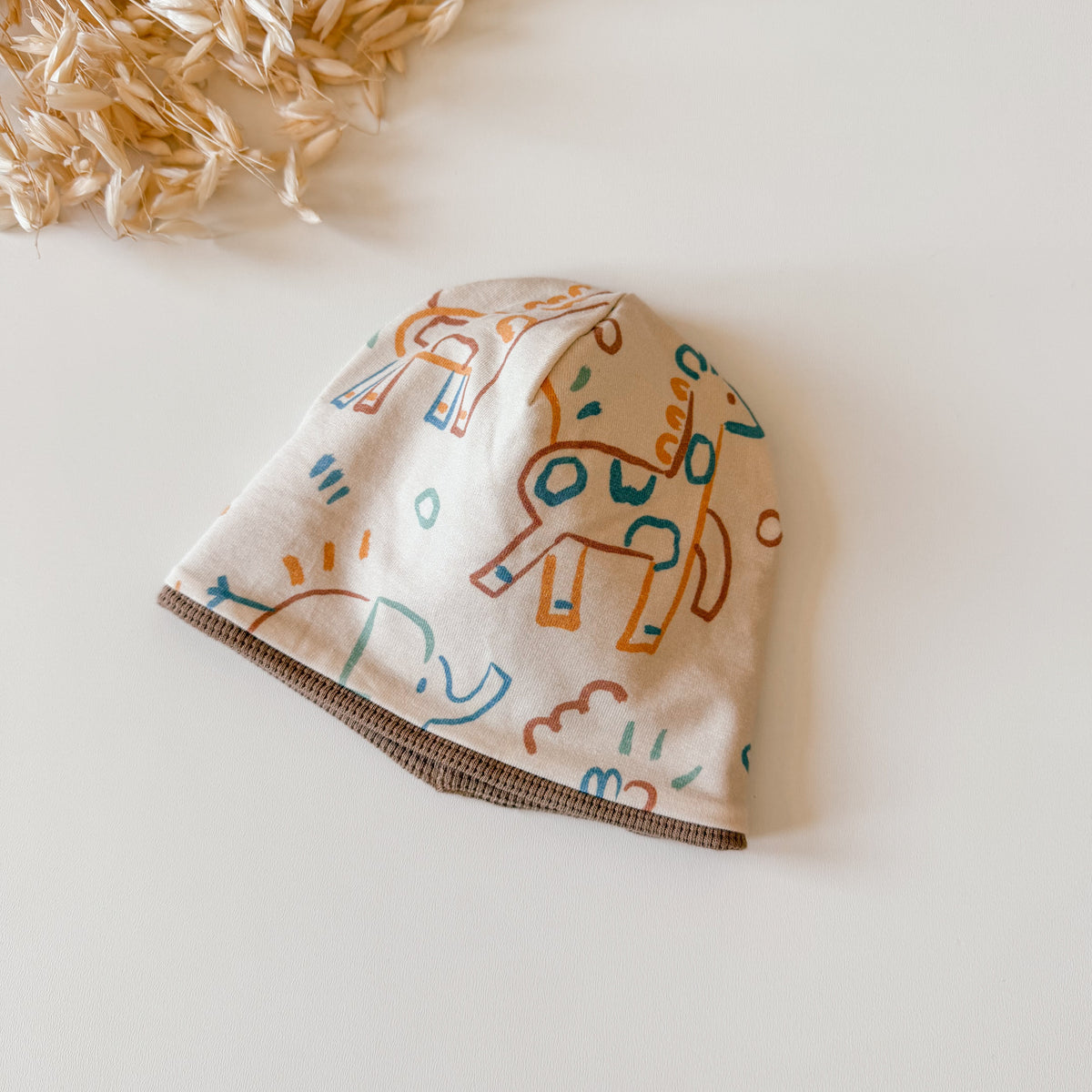 Wendemütze für Baby und Kind, Elefante Braun