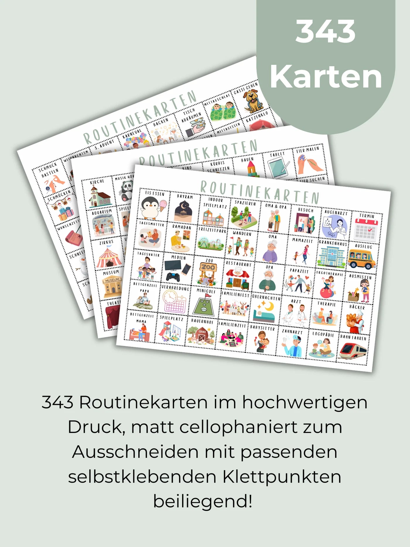 Routinekarten XXL