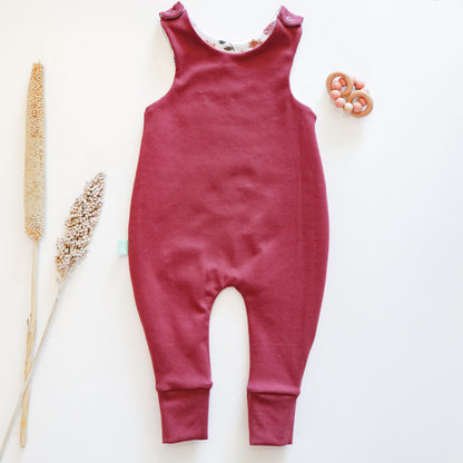 Reversible romper, flowers